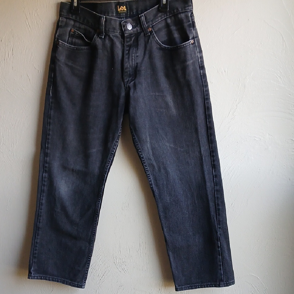 Lee‎ Black Relaxed Fit Jeans Timeless Style